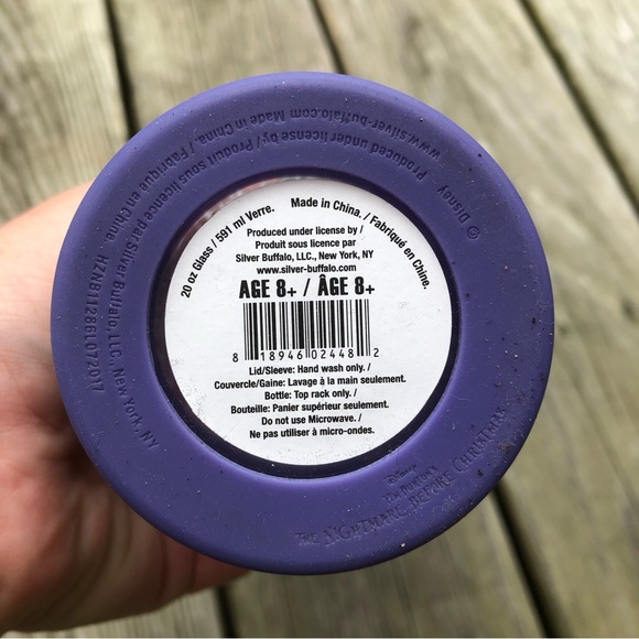 Night before Christmas - JACK WATER BOTTLE / Glass 20 ounces / Disney - Picture 5 of 8